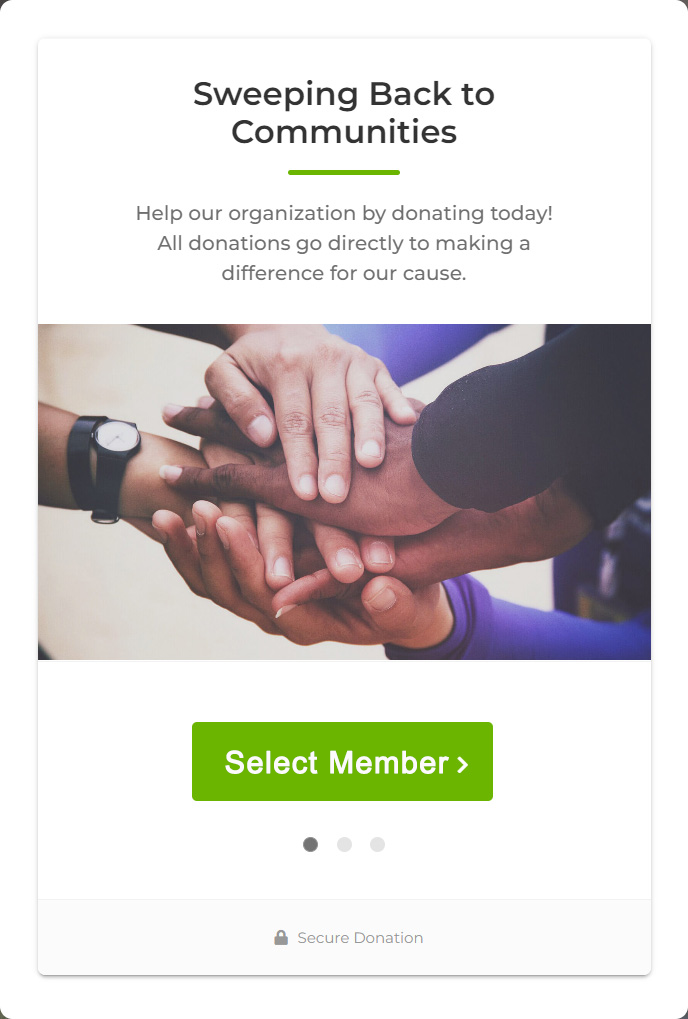 Sweeping Back to Communities — Select Member